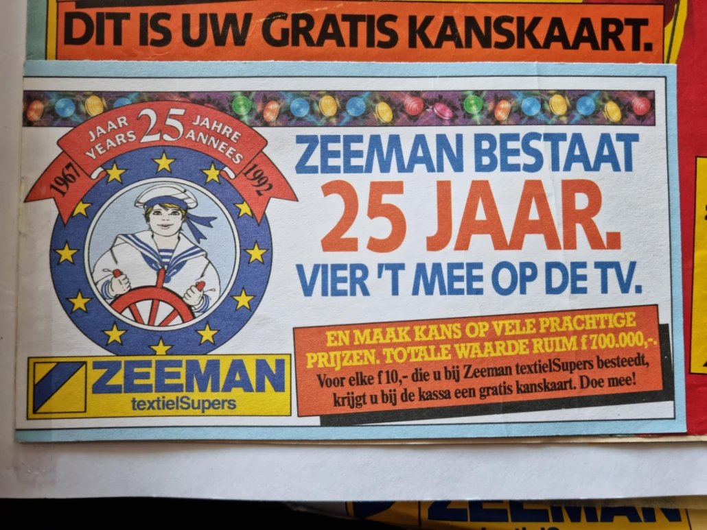 Zeeman bestaat 25 jaar