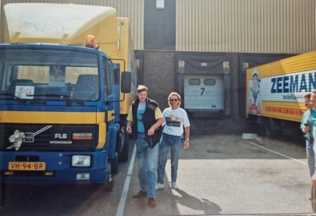 Chauffeurs Jan van Kleij en Jan Belt