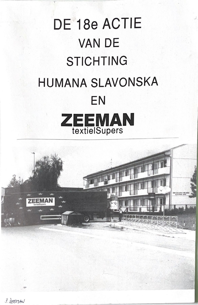 Zeeman actie: Stichting Humana Slavonska