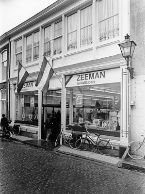 De winkel aan de Poststraat in Zierikzee