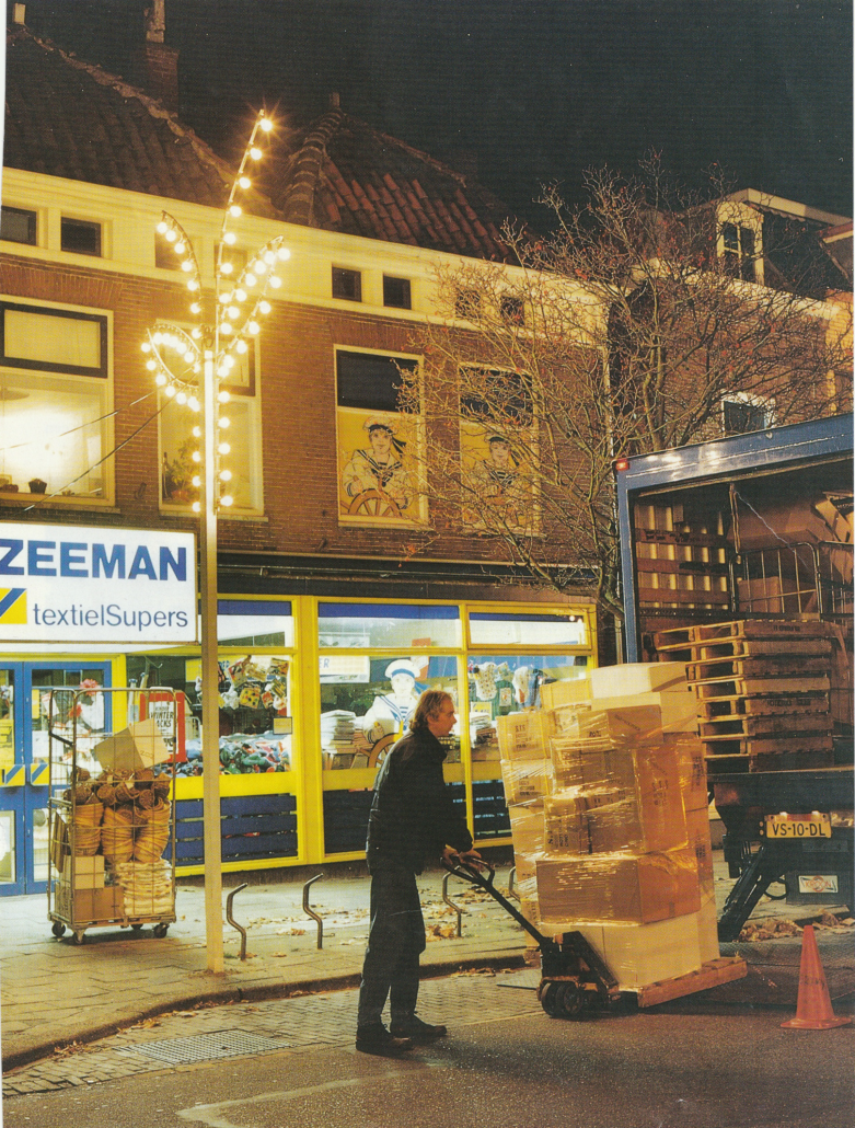 Bevoorrading winkel Zeeman