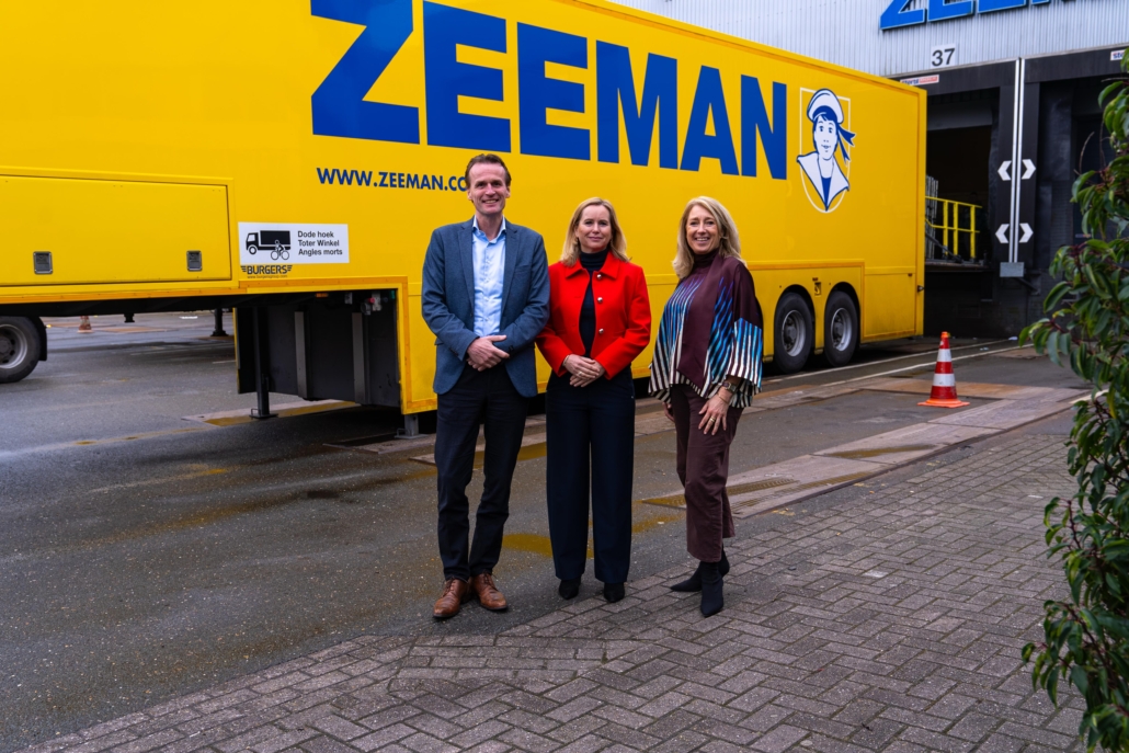 Minister van Buitenlandse Handel Reinette Klever bezoekt Zeeman