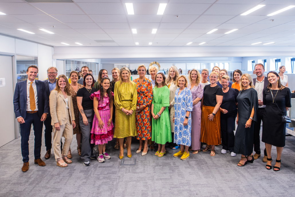 Koningin Maxima op bezoek bij Zeeman