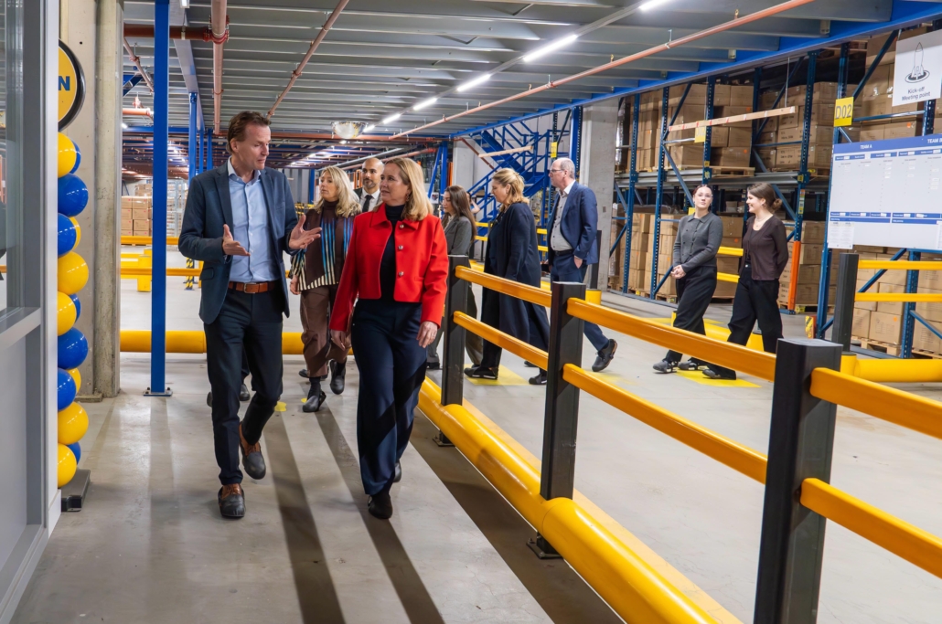 Minister van Buitenlandse Handel Reinette Klever bezoekt Zeeman